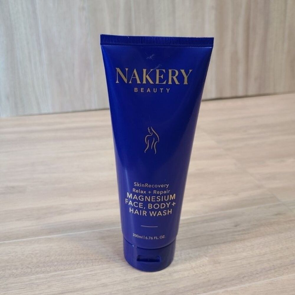 NAKERY Beauty Skin Recovery Relax Repair Magnesium Face Body Hair Wash 6.76 fl o